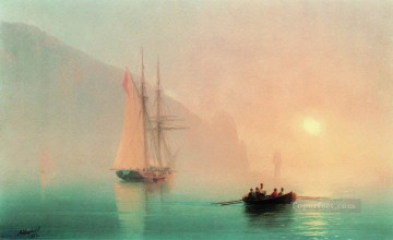  niebla Obras - Ivan Aivazovsky ayu dag en un día de niebla Paisaje marino